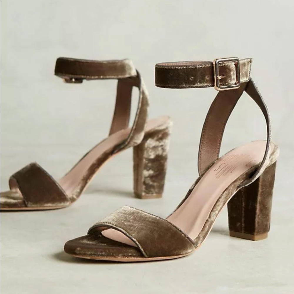 Charlotte Stone Samia Velvet Heel Sandal from Ref